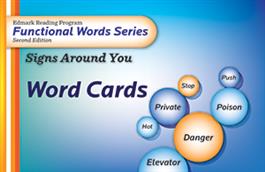 Edmark Reading Program Functional Words Series - Second Edition: Signs Around You, Word Cards - E-Book